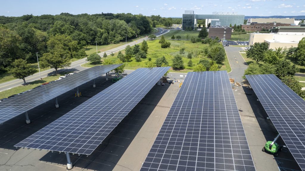 Solar Array on Livingston Campus.