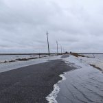Flooding along Great Bay Blvd in Tuckerton, NJ. Photo: Matt Drews