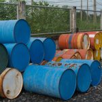 hazardous waste in barrels