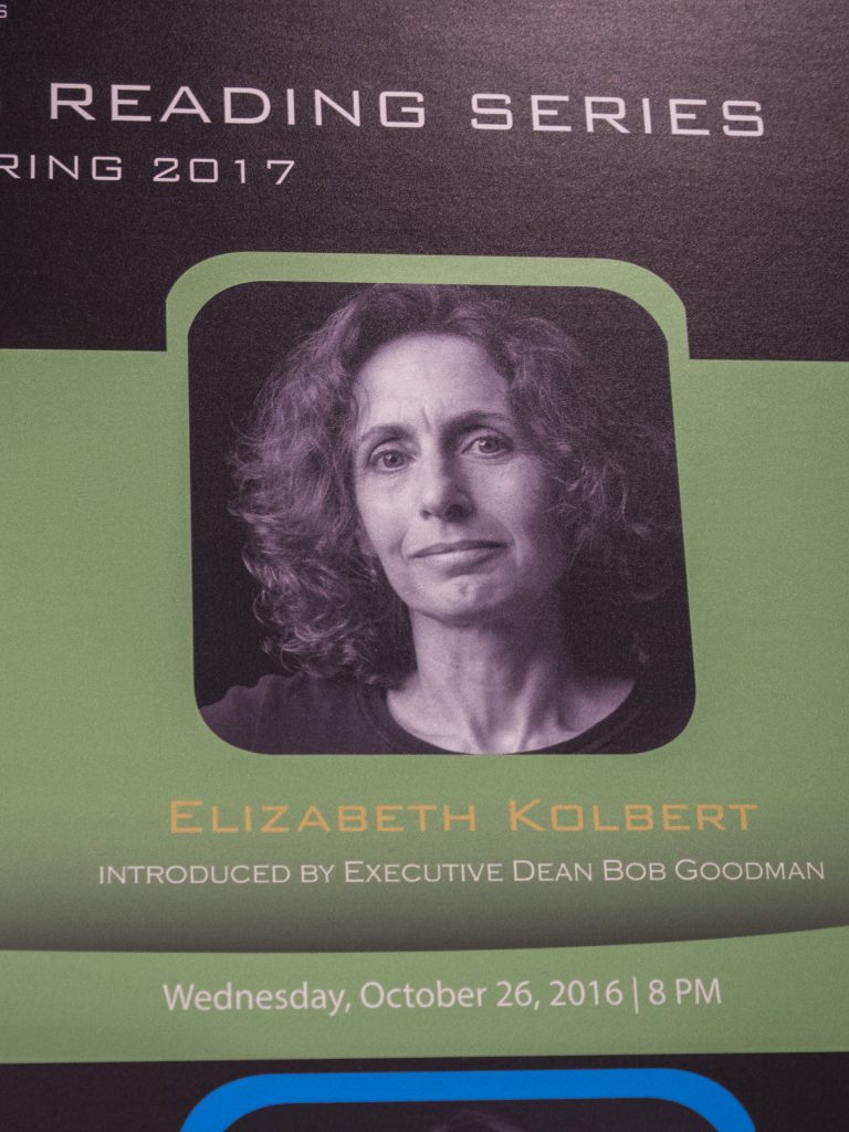 2016 Elizabeth Kolbert Event