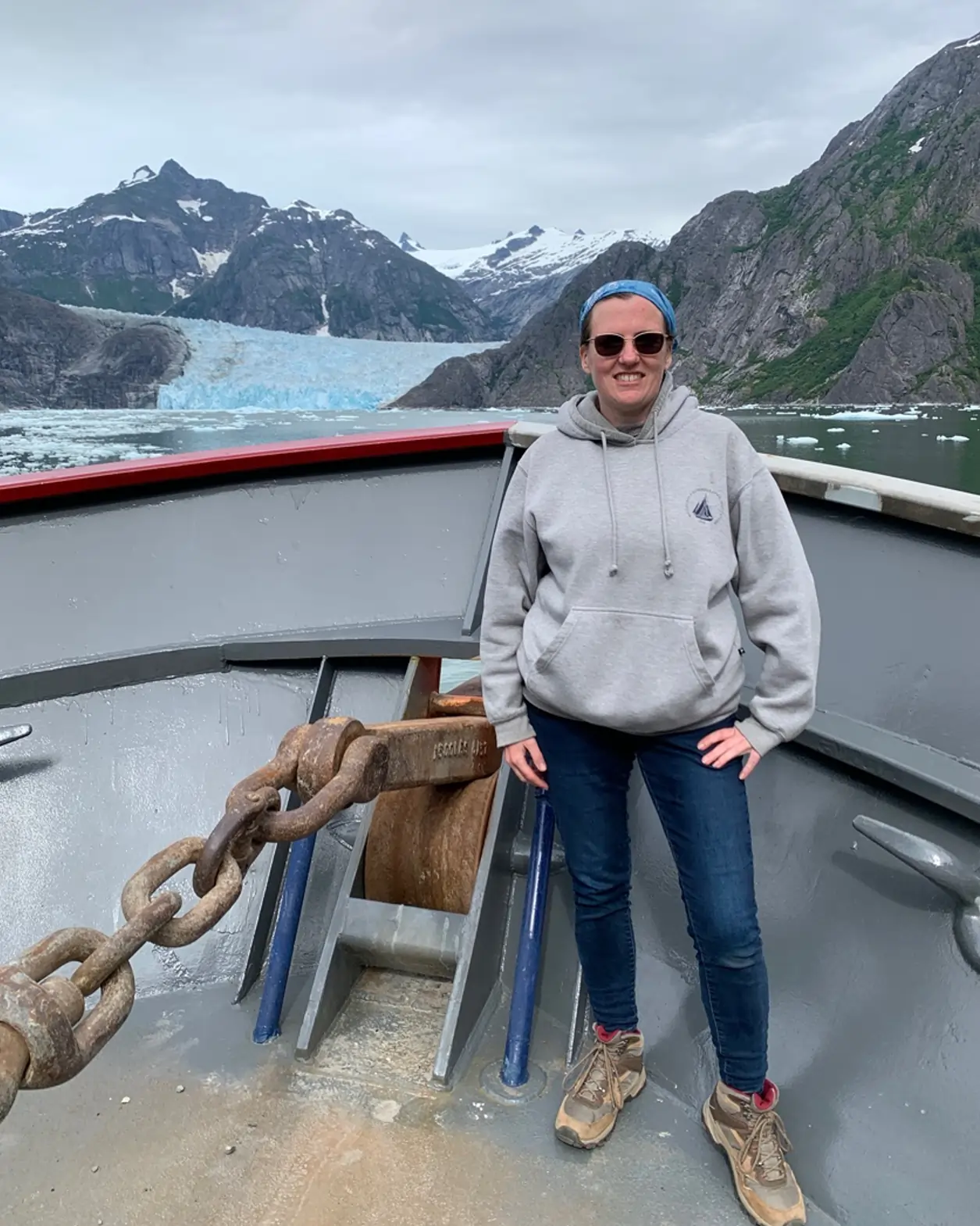 Arrival at LeConte Glacier, Alaska. 