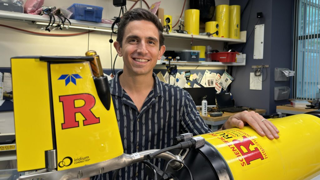 Joe Gradone hopes his research can be used to help people understand the ocean’s role in our climate system.