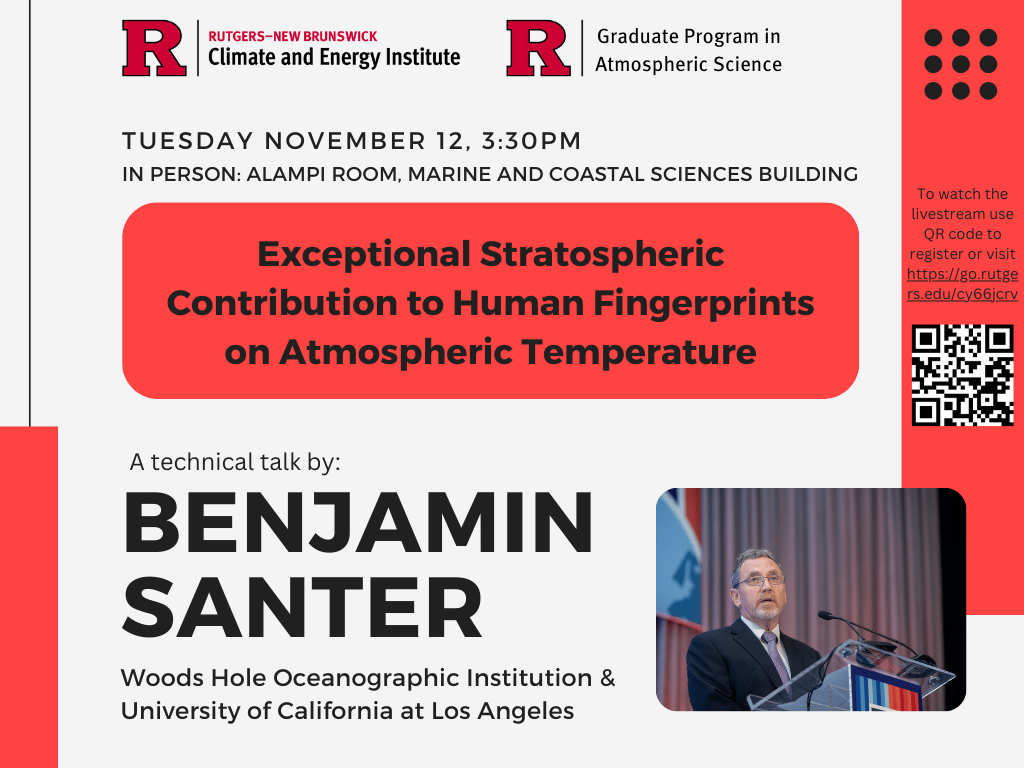 Ben Santer Technical Talk Nov 12