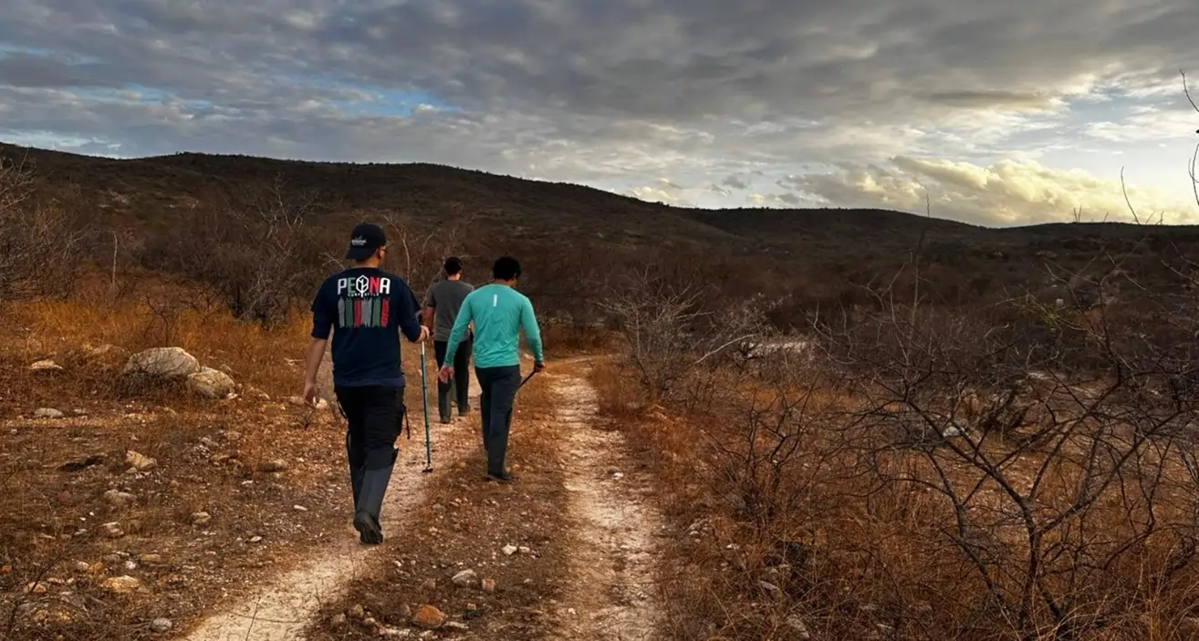 Hiking into the Caatinga, a seasonally dry tropical forest that occupies most of northeastern Brazil.