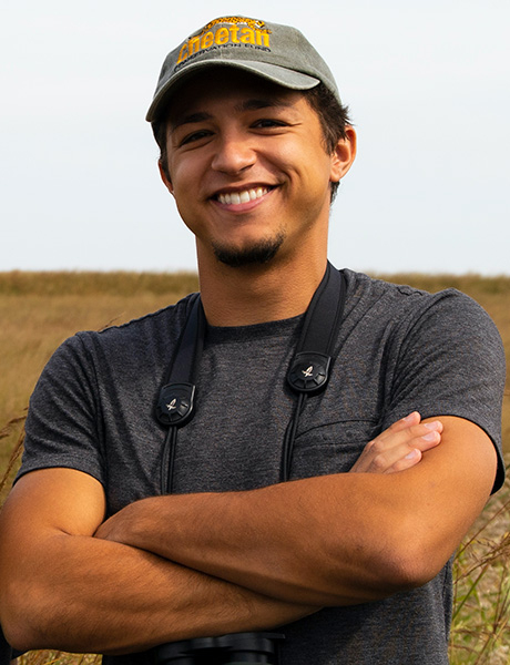 José Ramírez-Garofalo, a doctoral candidate, is on the lookout for signs of environmental change, including signs of new species.