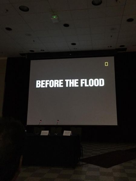 before the flood movie screening