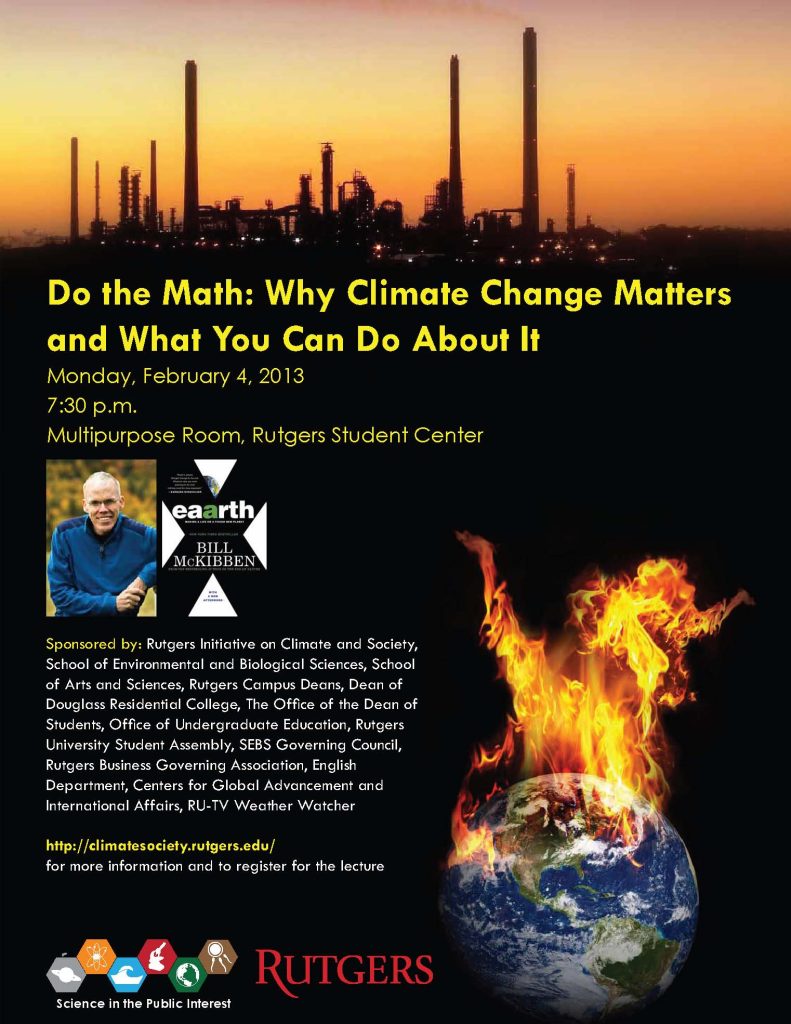 2013 do the math bill mckibben event