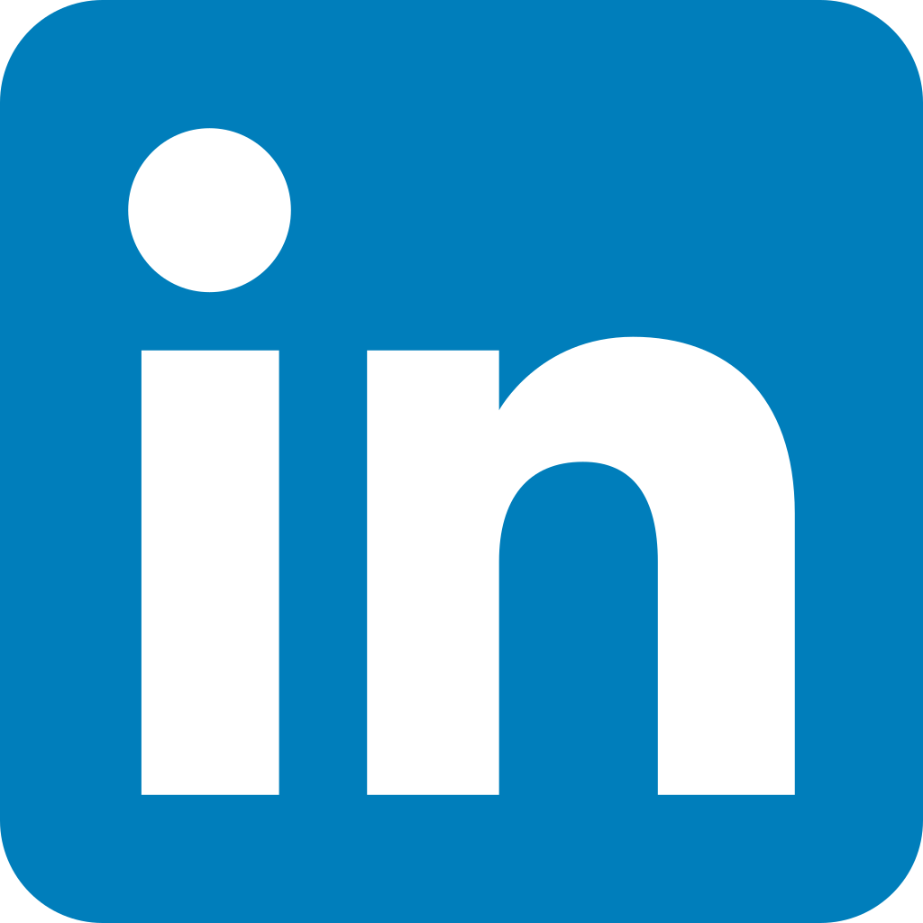 linkedin logo blue