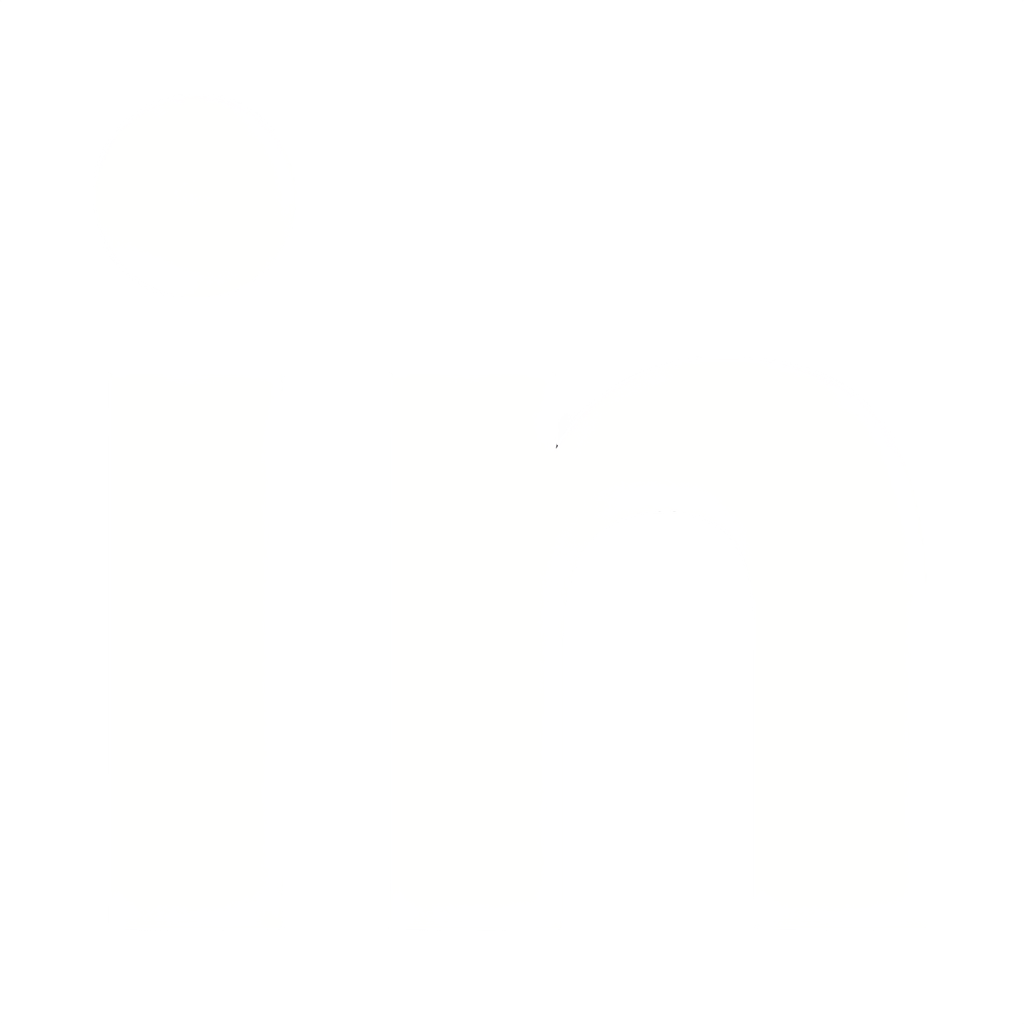 linkedin logo white